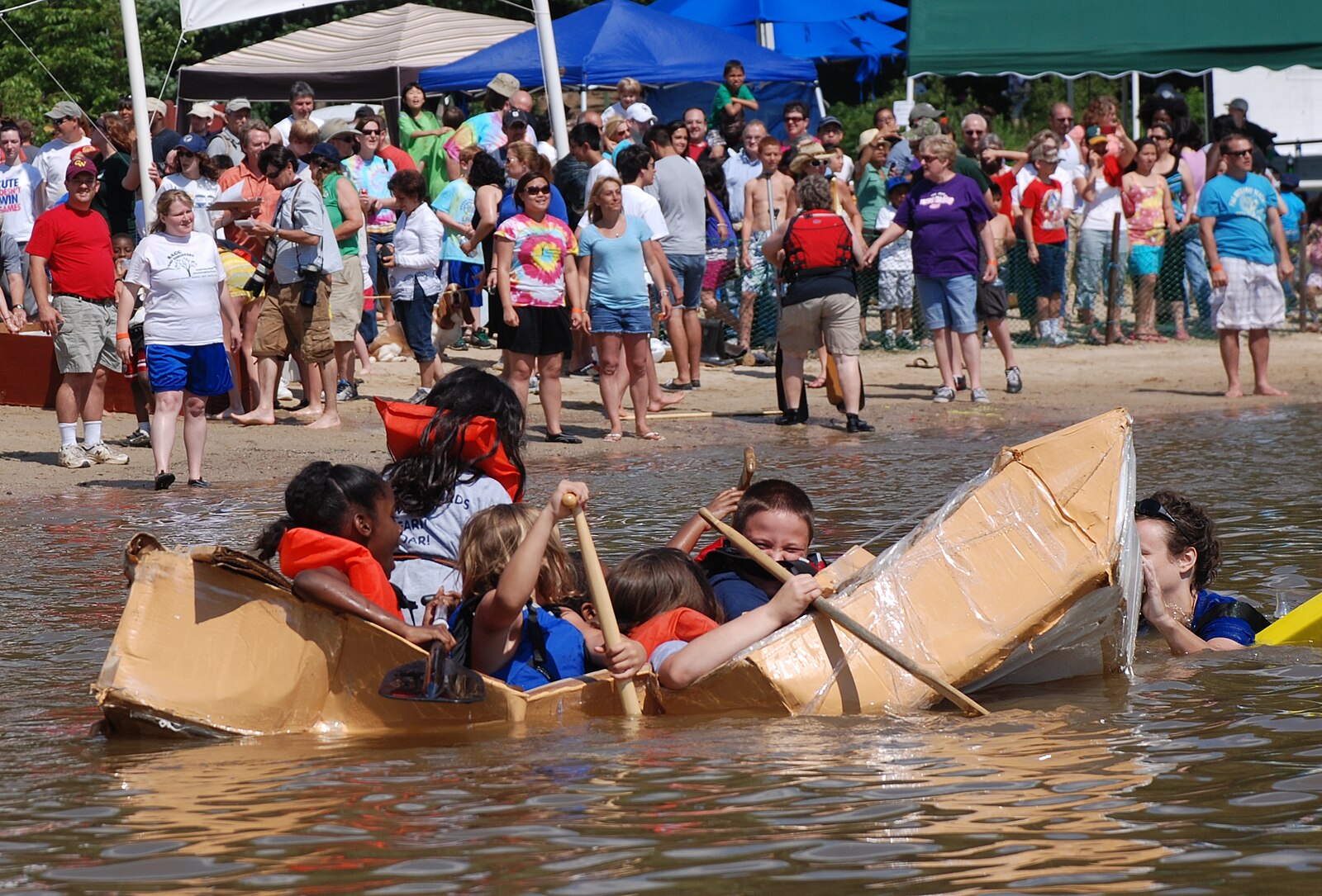 Cardboard Boat